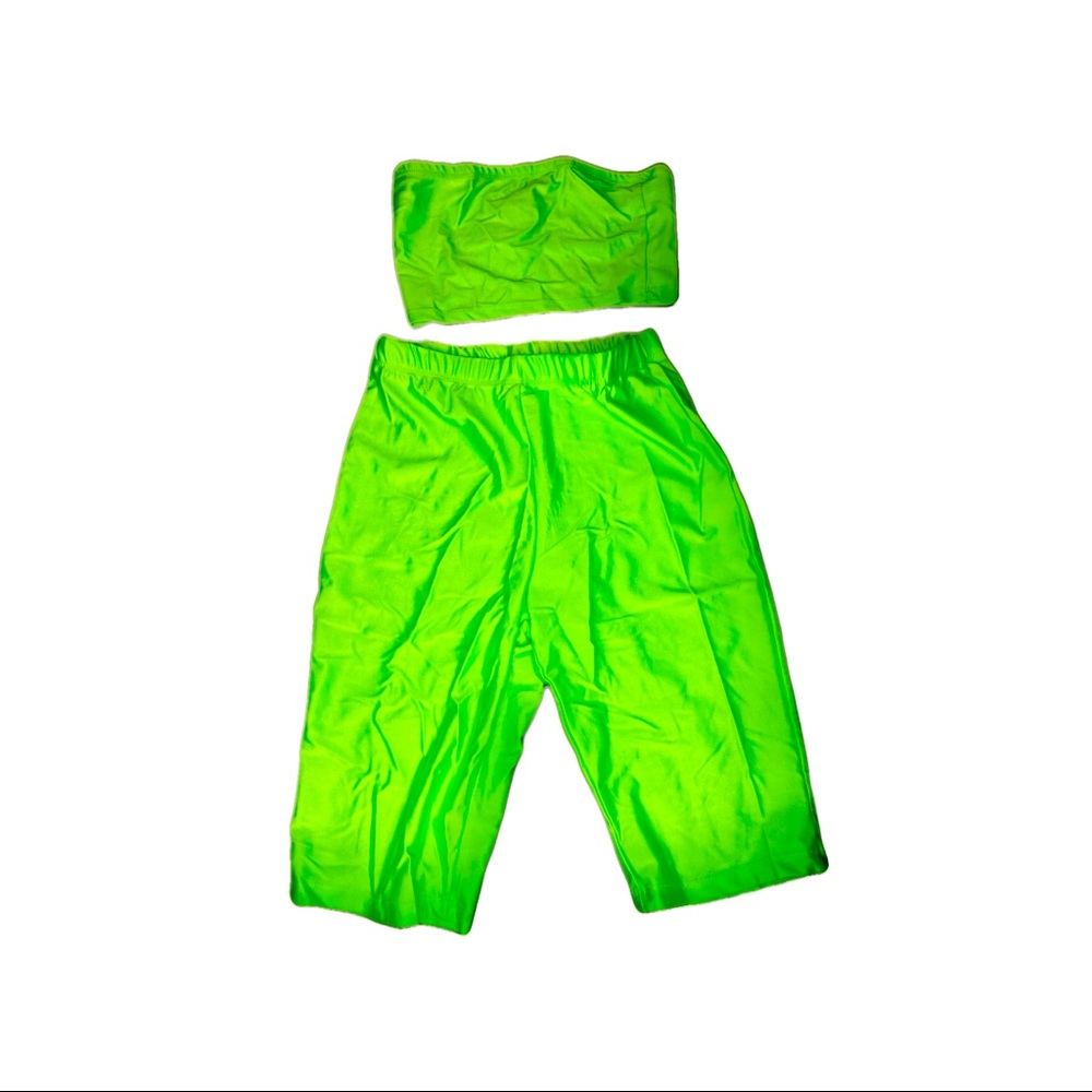 Neon Green 2 Piece Set